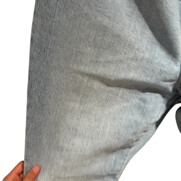 MAJE high waist light blue ankle jeans - size 40 (approx 28 equivalent) - Picture 2 of 8